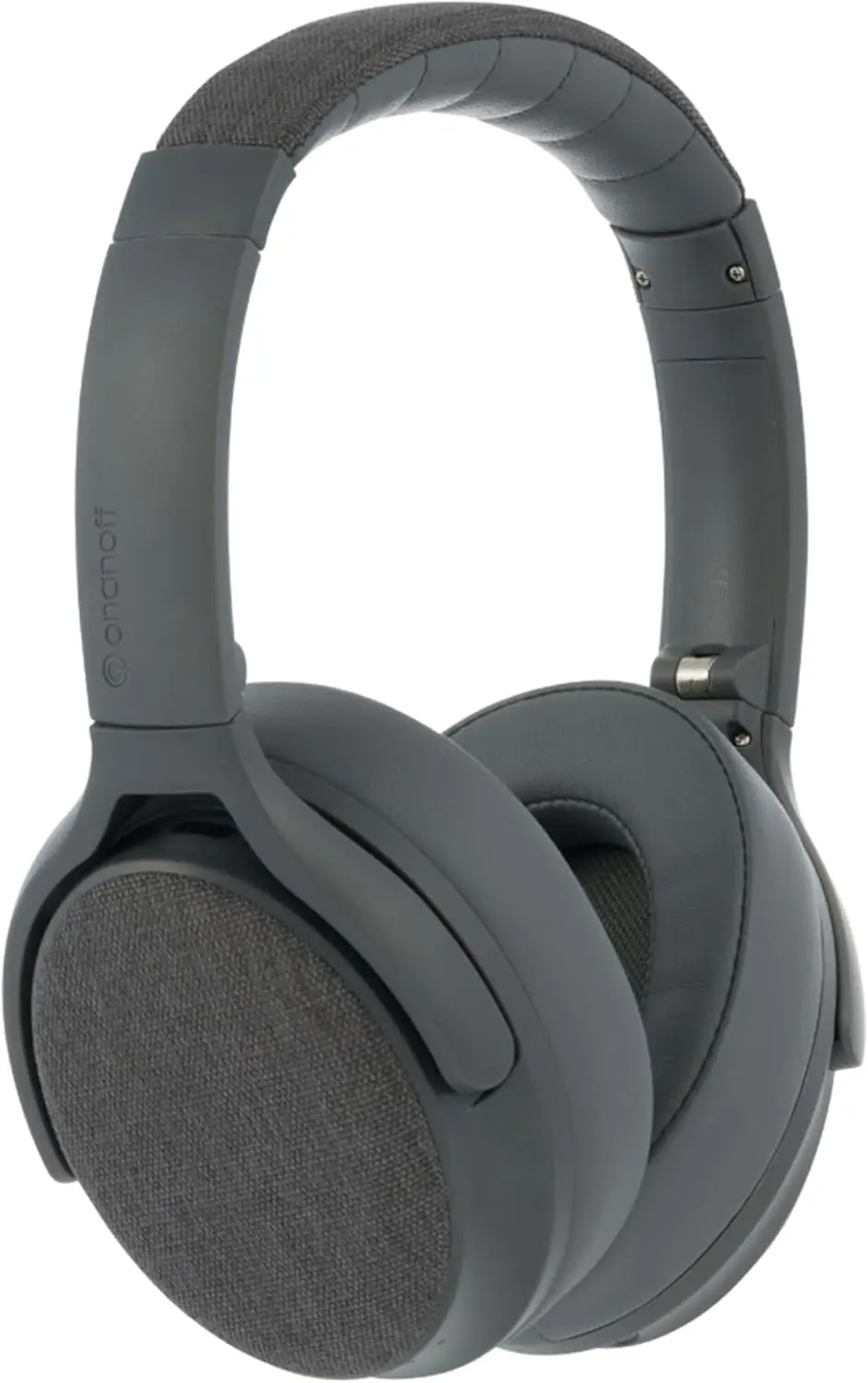 Made for Amazon, Active Noise Cancelling Bluetooth Headphones with Built-in Microphone | Grey image 1