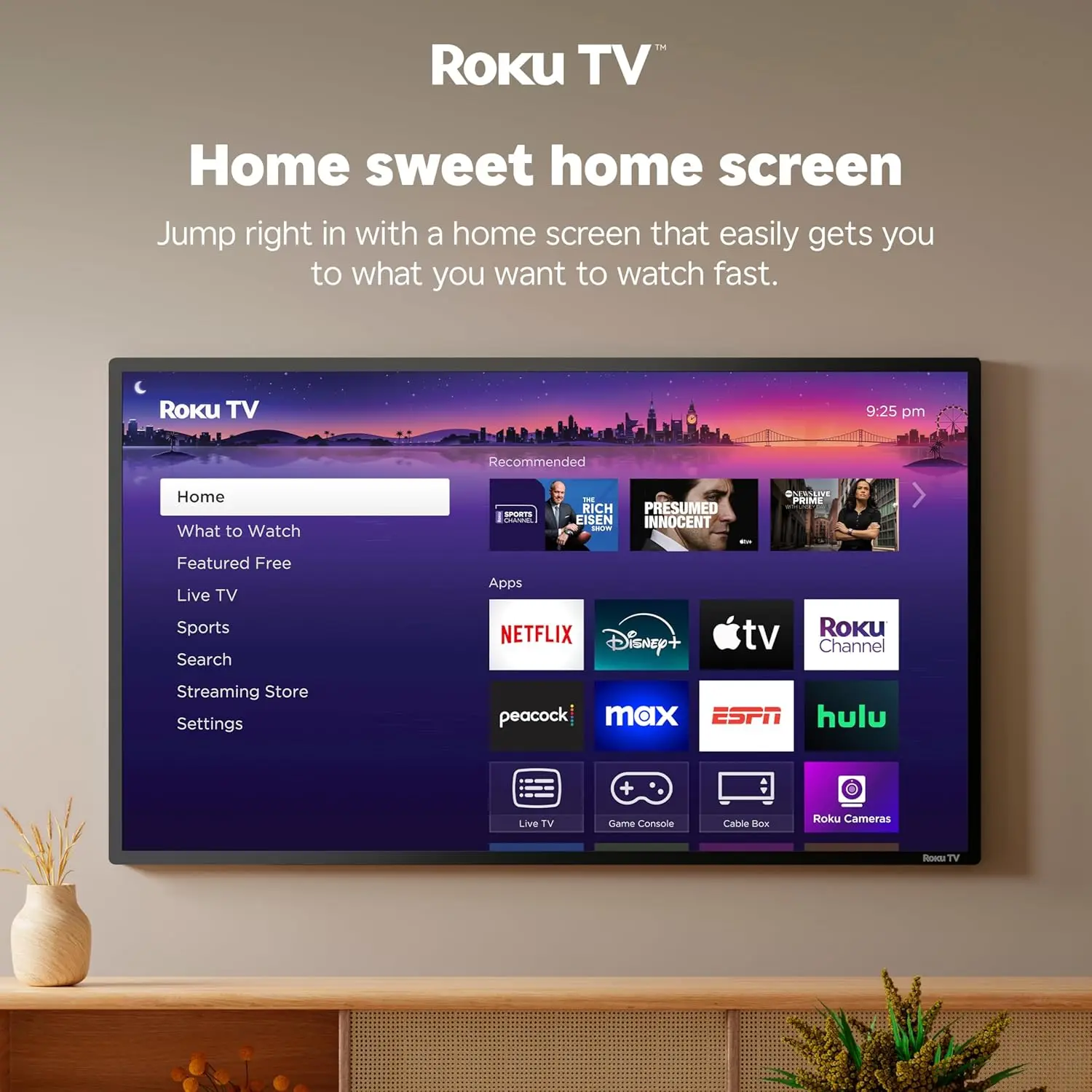 Hisense 32-Inch Class A4 Series HD 720p Smart Roku TV with Alexa Compatibility (32A4HNR) - Dolby Audio, Slim Bezel Design, Google Assistant image 11