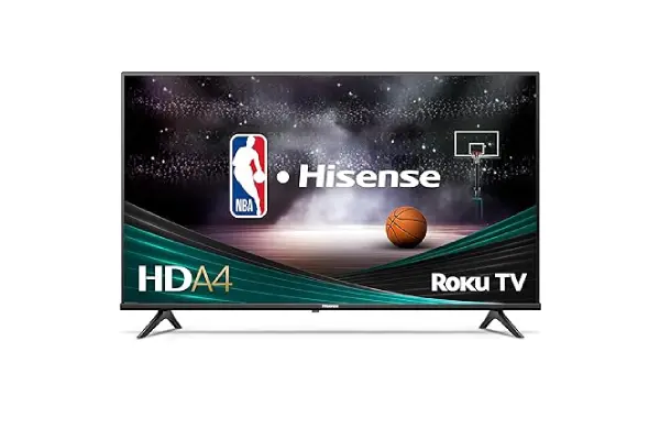 Hisense 32-Inch Class A4 Series HD 720p Smart Roku TV with Alexa Compatibility (32A4HNR) - Dolby Audio, Slim Bezel Design, Google Assistant image