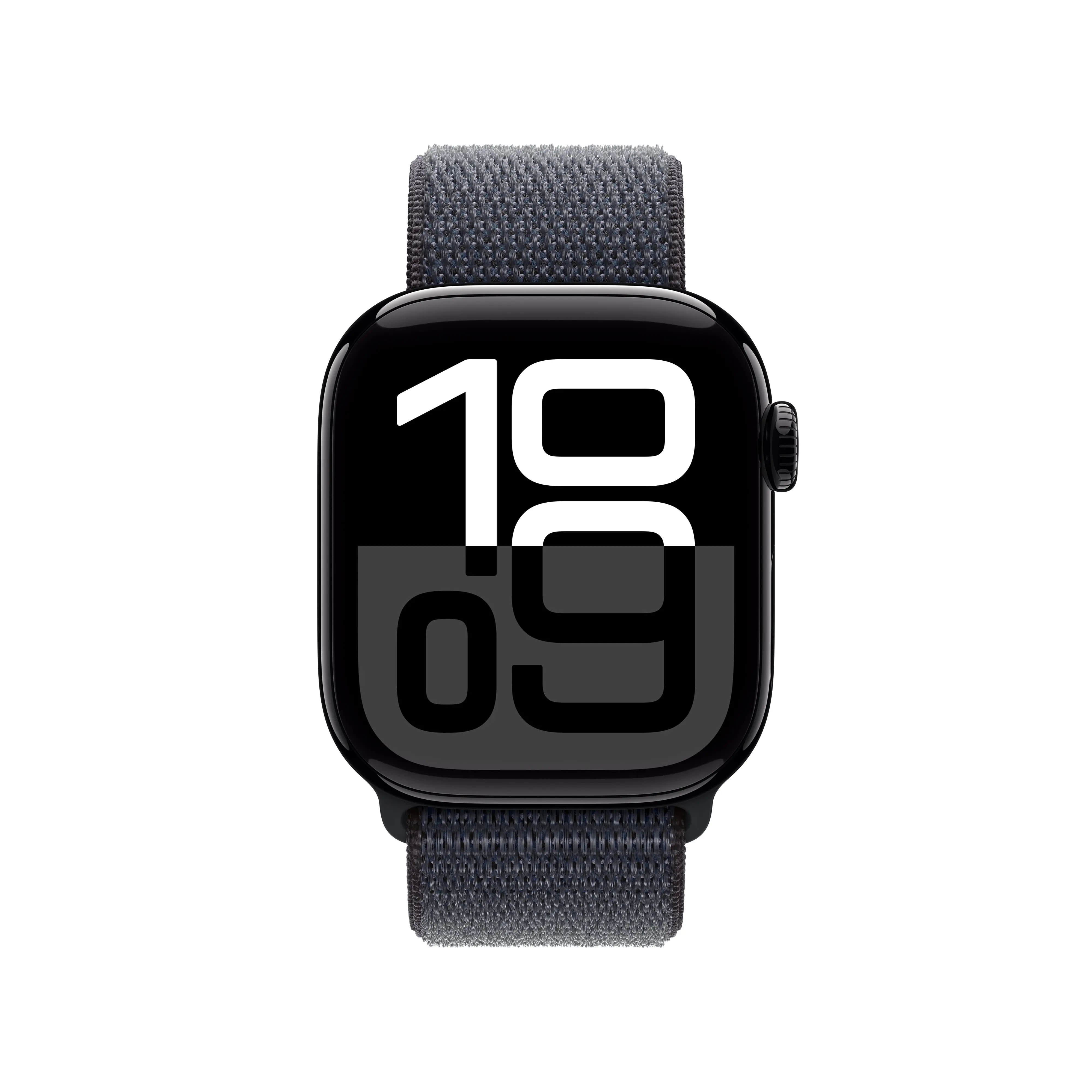 Apple Watch Series 10 GPS 46mm Jet Black Aluminum Case with Ink Sport Loop image 2