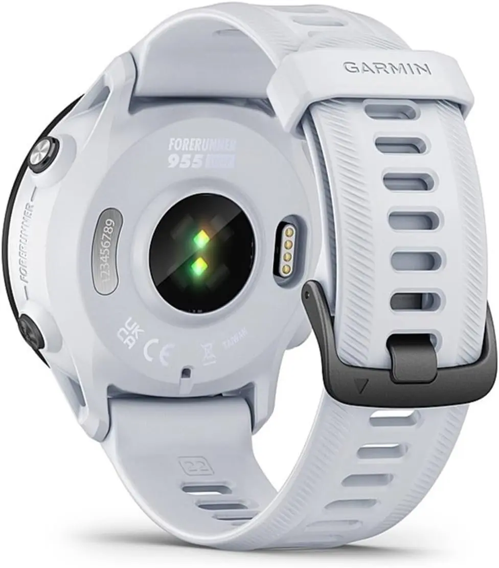 Garmin Forerunner® 955, GPS Running Smartwatch, Tailored to Triathletes, Long-Lasting Battery, Whitestone image 5