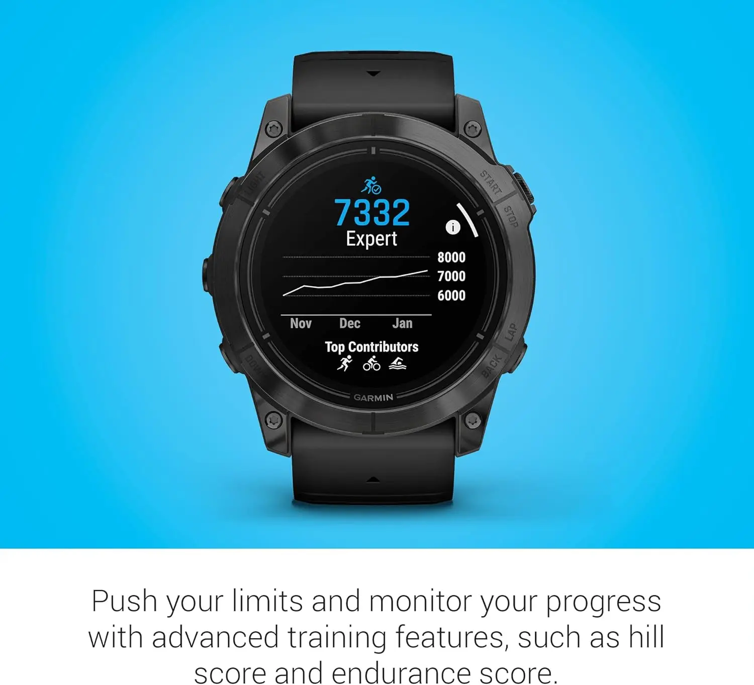 Garmin epix Pro (Gen 2), 51mm, High Performance Smartwatch, Advanced Training Technology, Built-in Flashlight, Black image 6