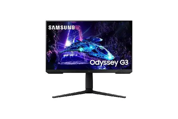 Samsung 24-Inch Odyssey G3 (G30D) Series FHD Gaming Monitor, 1ms, 180Hz, AMD FreeSync, Adjustable Stand, Black Equalizer, Virtual Aim Point, Eye Saver Mode, Flicker-Free, LS24DG302ENXZA image