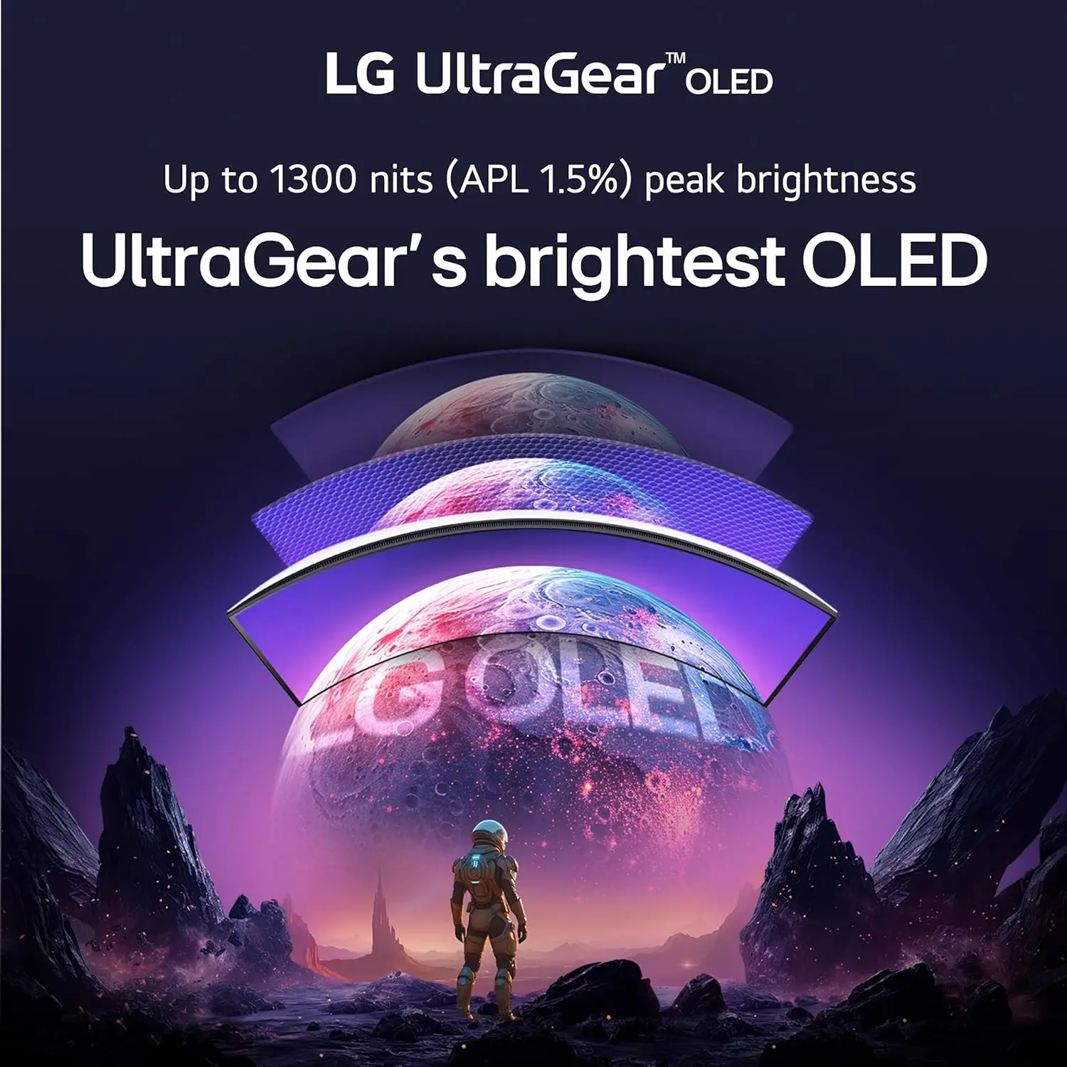LG 39GX90SA-W 39-inch Ultragear WQHD (3440 x 1440) OLED Curved Gaming Monitor 240Hz, 1ms, NVIDIA G-Sync Compatible, AMD FreeSync Premium, VESA DisplayHDR True Black 400, webOS, USB Type-C, White image 2