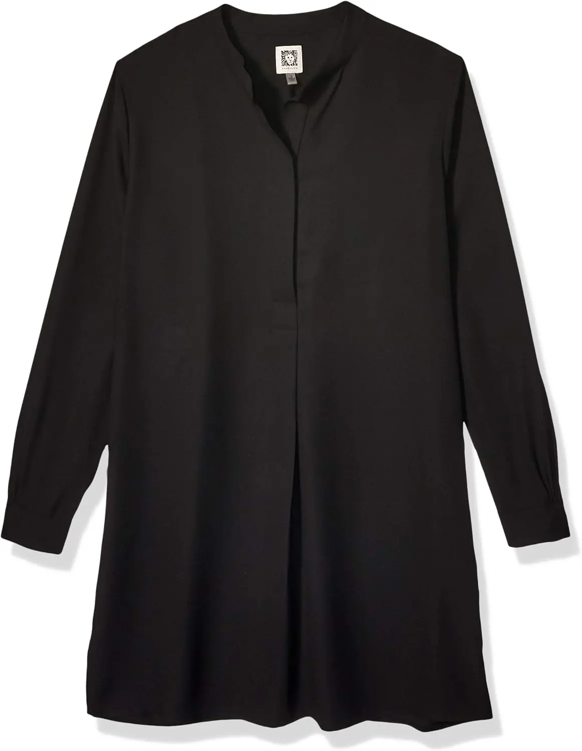 Anne Klein Women's Pop-Over Blouse with Covered Placket and Side Slits image 4