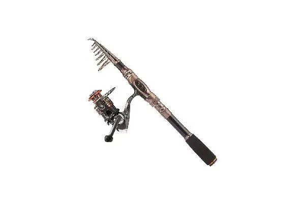 PLUSINNO Fishing Rod and Reel Combos Carbon Fiber Telescopic Fishing Pole with Reel Combo Sea Saltwater Freshwater Kit Fishing Rod Kit image