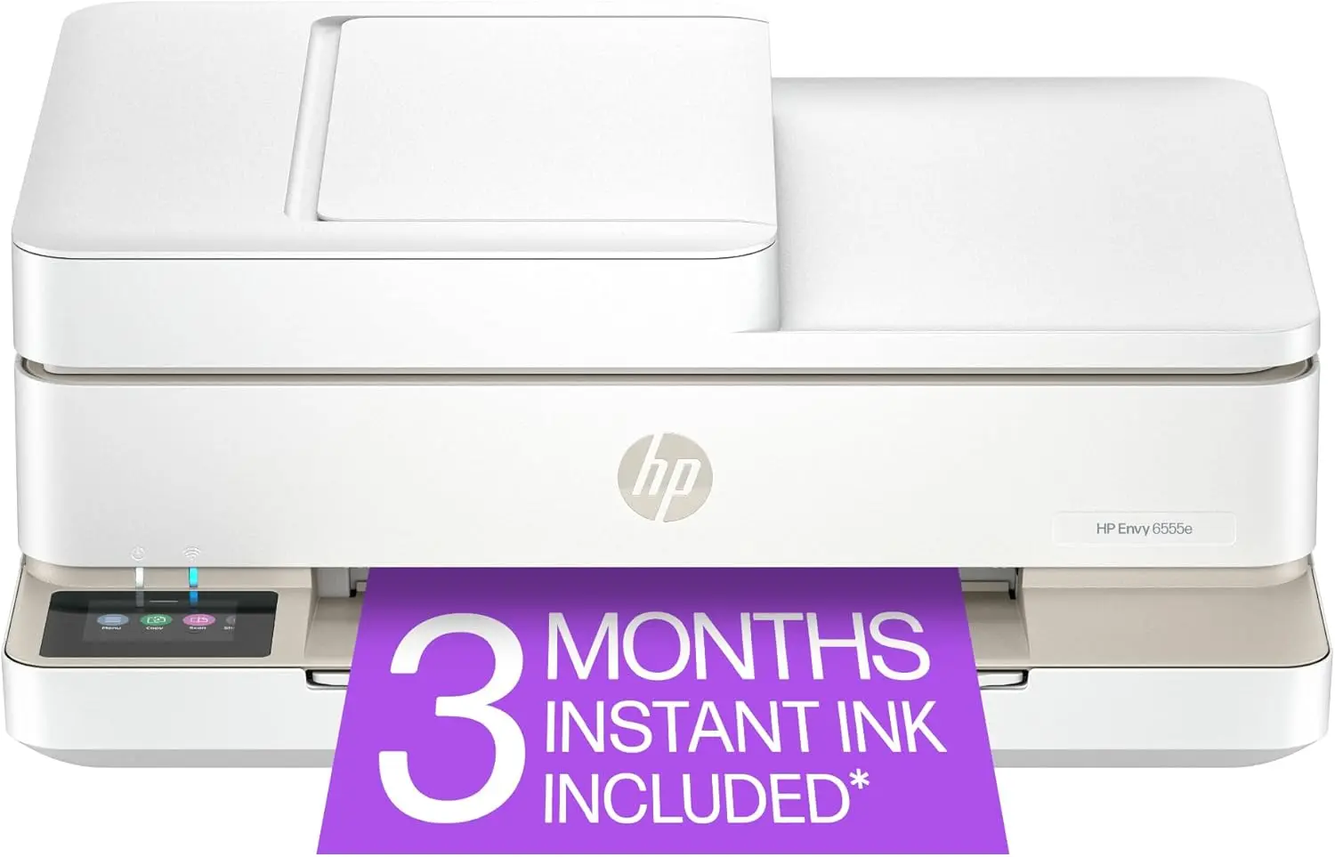HP Envy 6555e Wireless All-in-One Color Inkjet Printer, Print, scan, Copy, Duplex Printing Best-for-Home, 3 month Instant Ink trial included (714N5A) image 1