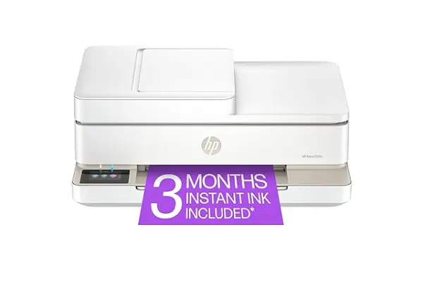 HP Envy 6555e Wireless All-in-One Color Inkjet Printer, Print, scan, Copy, Duplex Printing Best-for-Home, 3 month Instant Ink trial included (714N5A) image