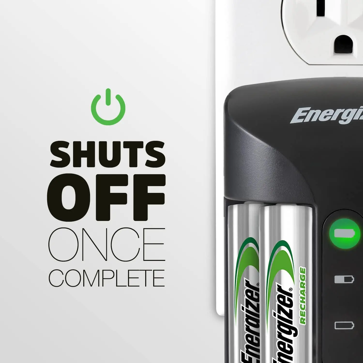 Energizer Recharge Pro Rechargeable AAA and AA Battery Charger With 4 NiMh Rechargeable AA Batteries, Provides a Full Charge in 3 Hours image 9