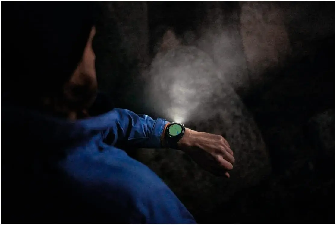Garmin fēnix 7 Pro Sapphire Solar, Multisport GPS Smartwatch, Built-in Flashlight, Solar Charging Capability, Black image 2