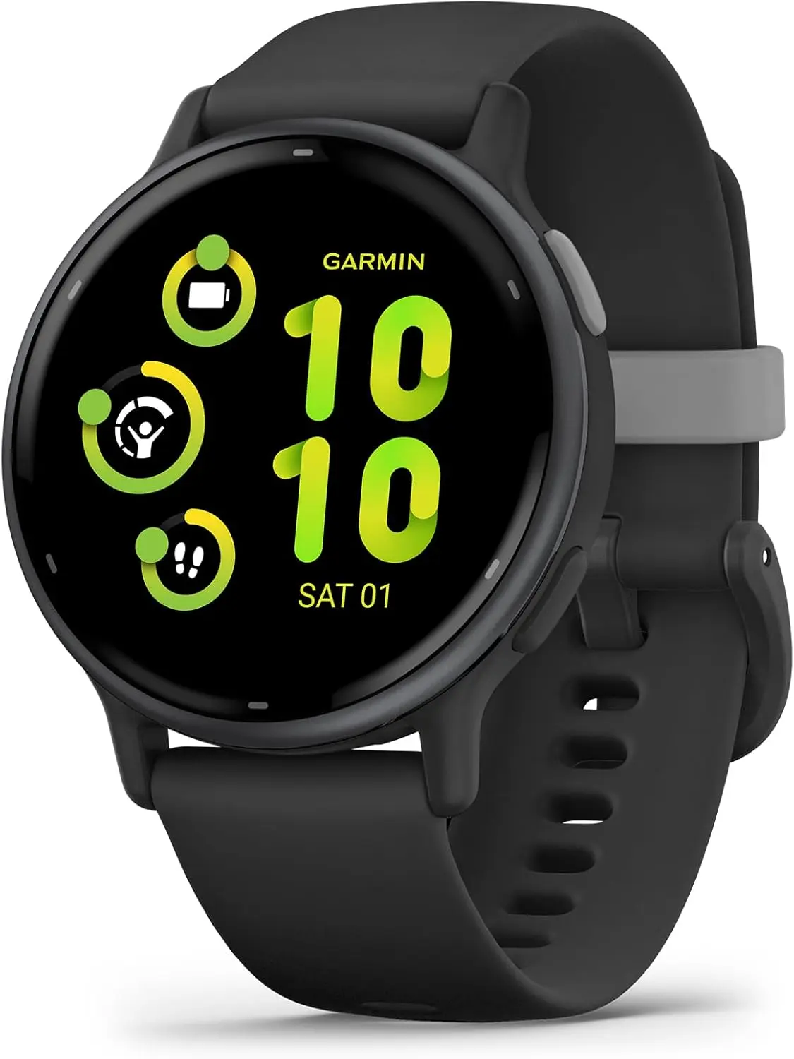 Garmin vívoactive 5, Health and Fitness GPS Smartwatch, AMOLED Display, Up to 11 Days of Battery, Black image 1