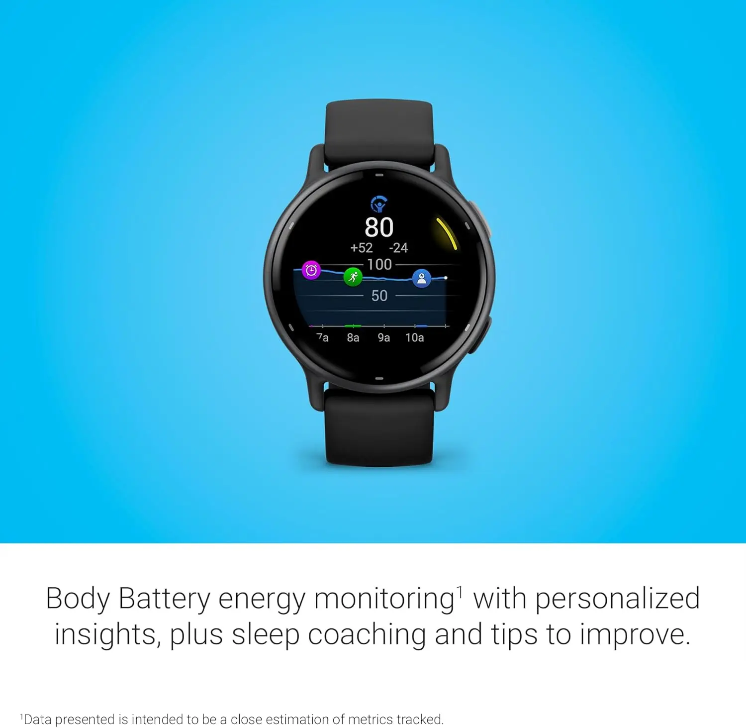 Garmin vívoactive 5, Health and Fitness GPS Smartwatch, AMOLED Display, Up to 11 Days of Battery, Black image 4