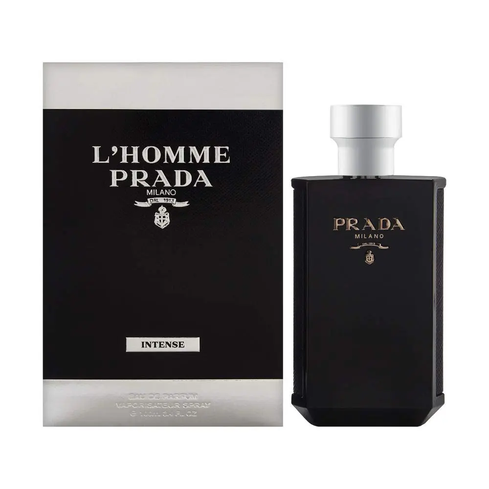Prada L'homme Intense Eau de Parfum Spray for Men, 3.4 Ounce image 1