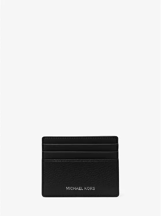 Cooper Pebbled Leather Tall Card Case image 1