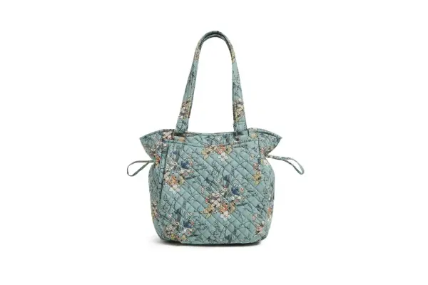 Vera Bradley Women's Cotton Glenna Satchel Sunlit Garden Sage image