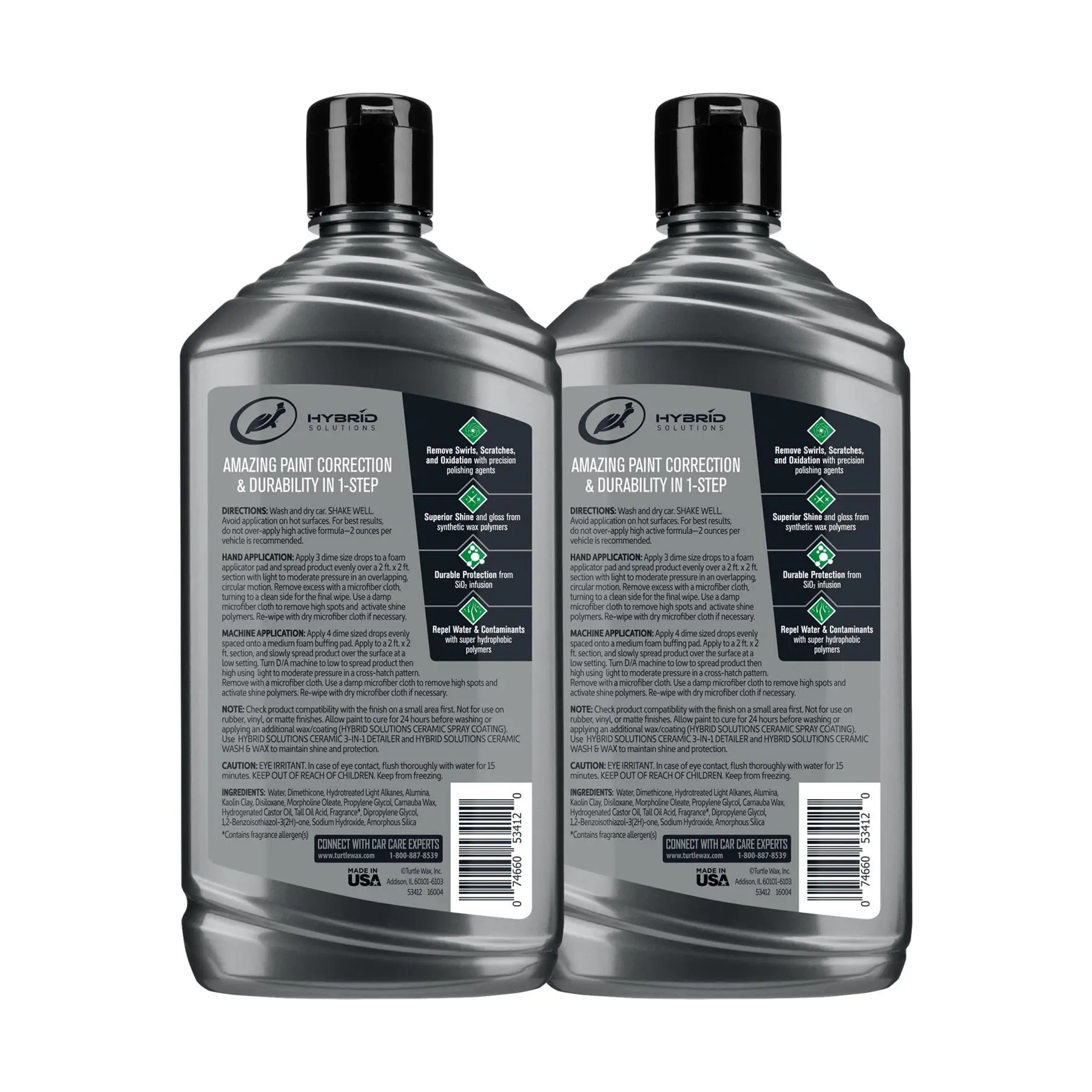 Turtle Wax 53412 Hybrid Solutions Ceramic Polish & Wax 14 Fl Oz. 2-Pack image 3