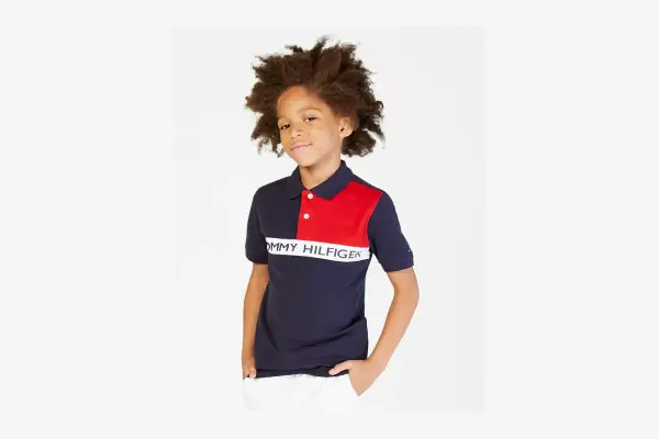 Big Boys Front Logo Colorblocked Polo image