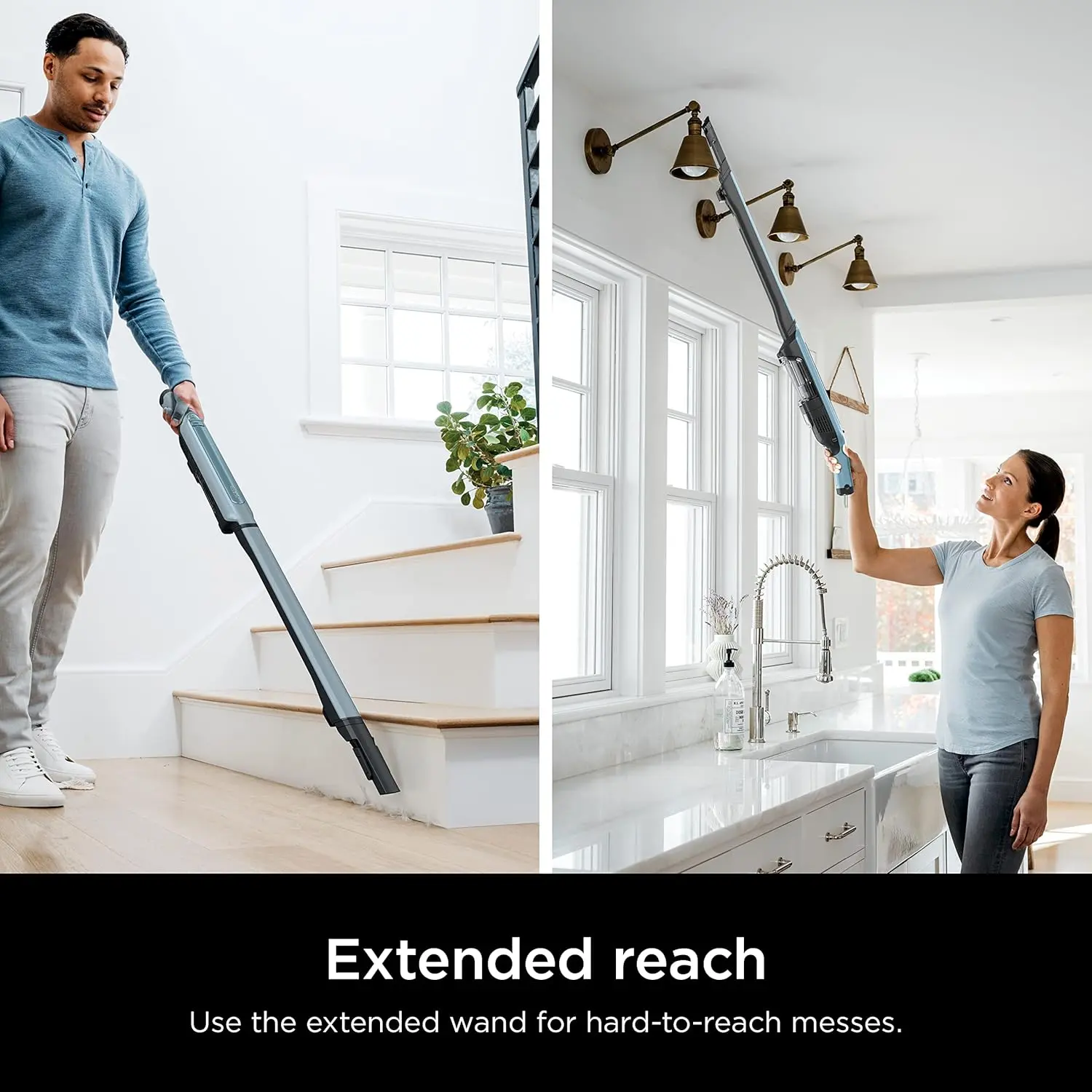 Shark WS642BL WANDVAC System Pet Ultra-Lightweight Powerful Cordless Stick Vacuum with Charging Dock, Blue image 7