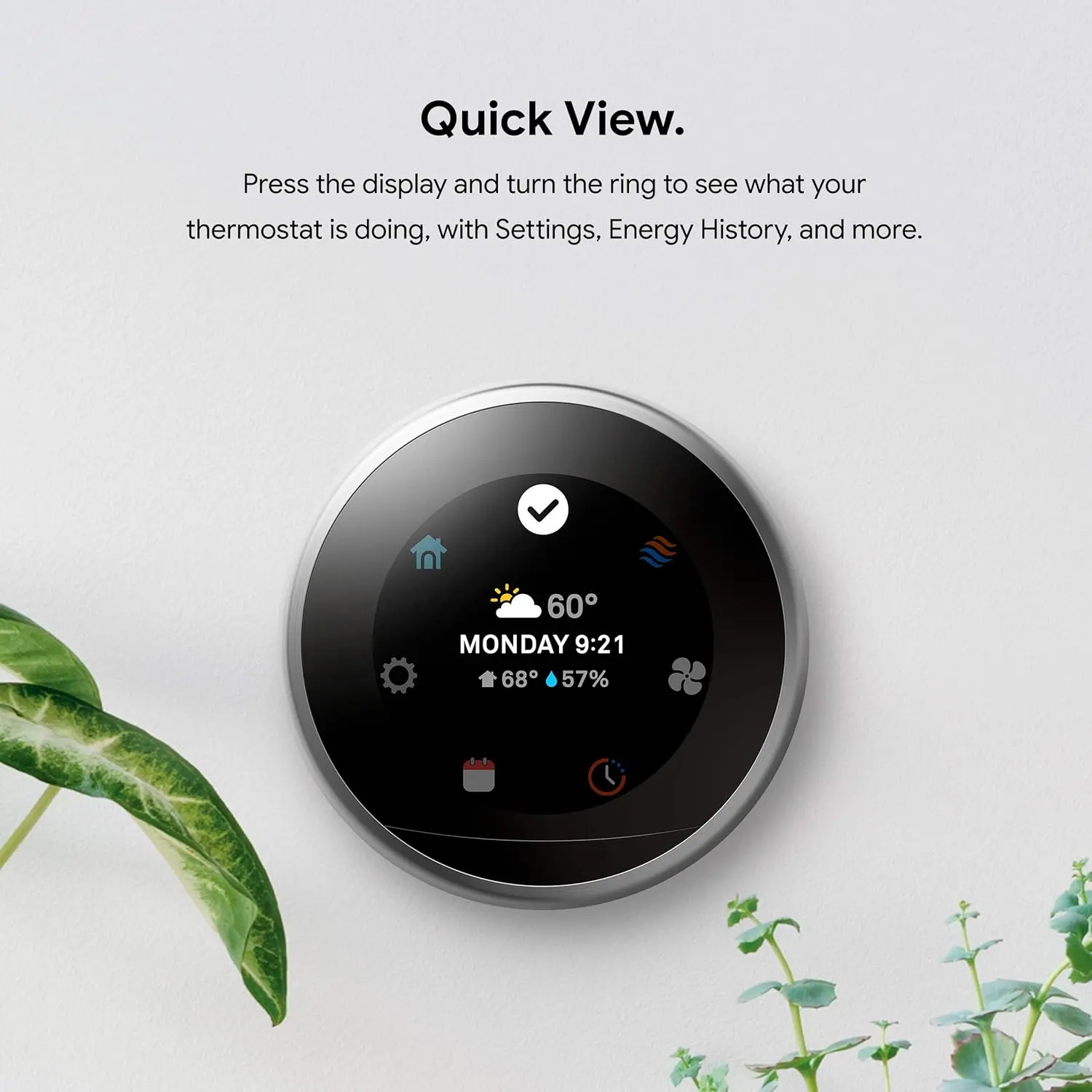 Google Nest Learning Thermostat - 3rd Gen (2015) - Programmable Smart Thermostat for Home - Works with Alexa - Stainless Steel image 11