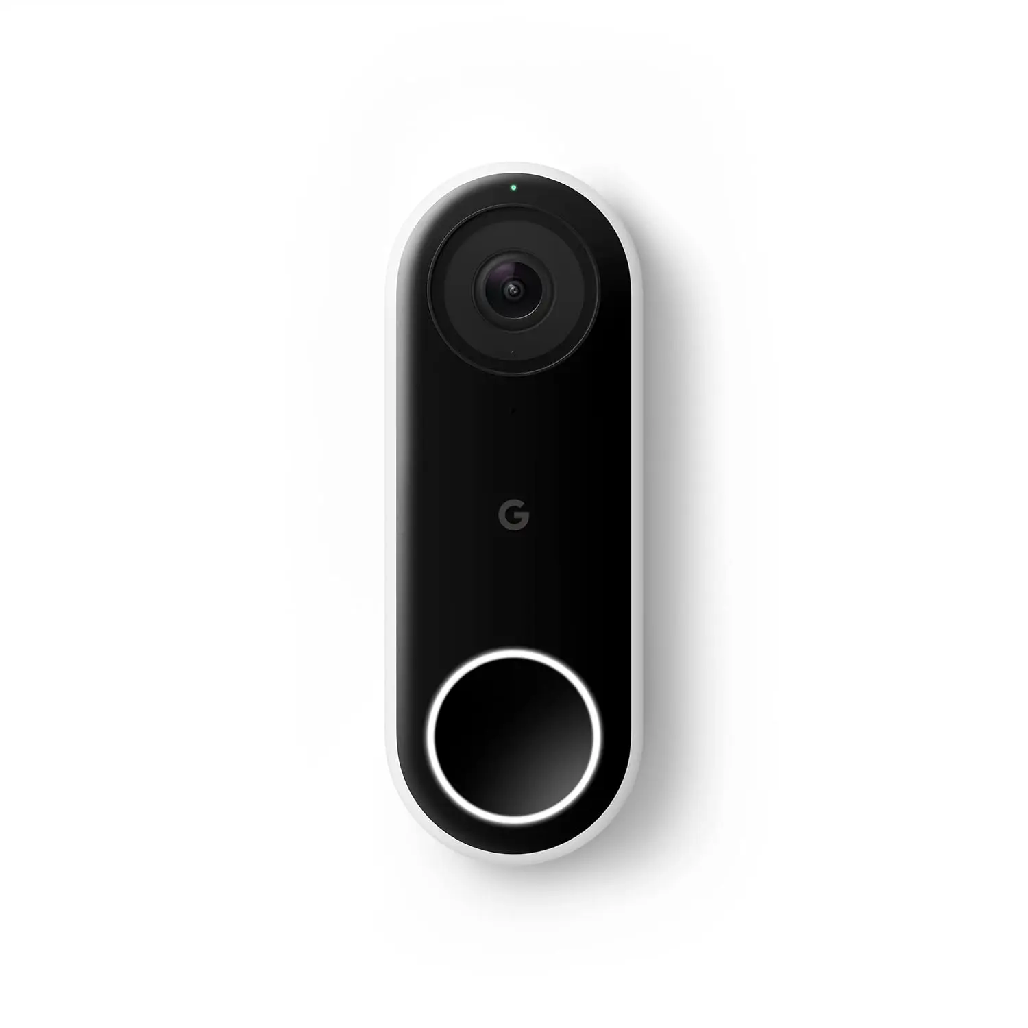 Google Nest Doorbell (Wired) - Formerly Nest Hello - Video Doorbell with 24/7 Streaming - Smart Doorbell Camera for Home with HDR Video, HD Talk and Listen, Night Vision, and Person Alerts image 1