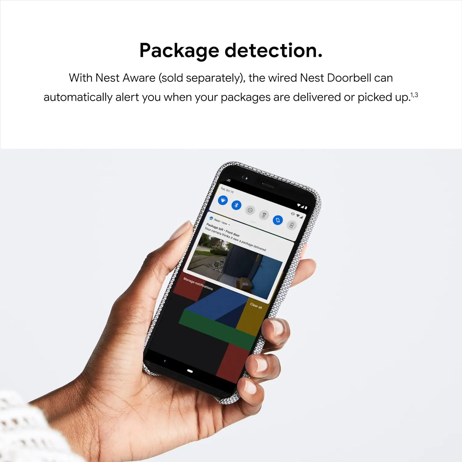 Google Nest Doorbell (Wired) - Formerly Nest Hello - Video Doorbell with 24/7 Streaming - Smart Doorbell Camera for Home with HDR Video, HD Talk and Listen, Night Vision, and Person Alerts image 10