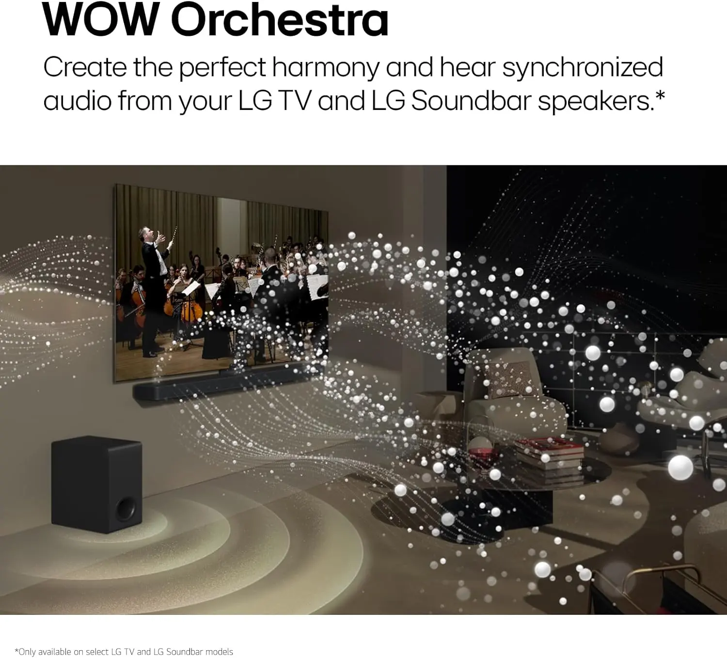 LG S80TR 5.1.3 ch. OLED evo TV Matching Home Theater Soundbar with Rear Surround Speakers and Wireless Subwoofer, Wow Orchestra, Dolby Atmos, WOWCAST Built-in (2024 Model) image 10
