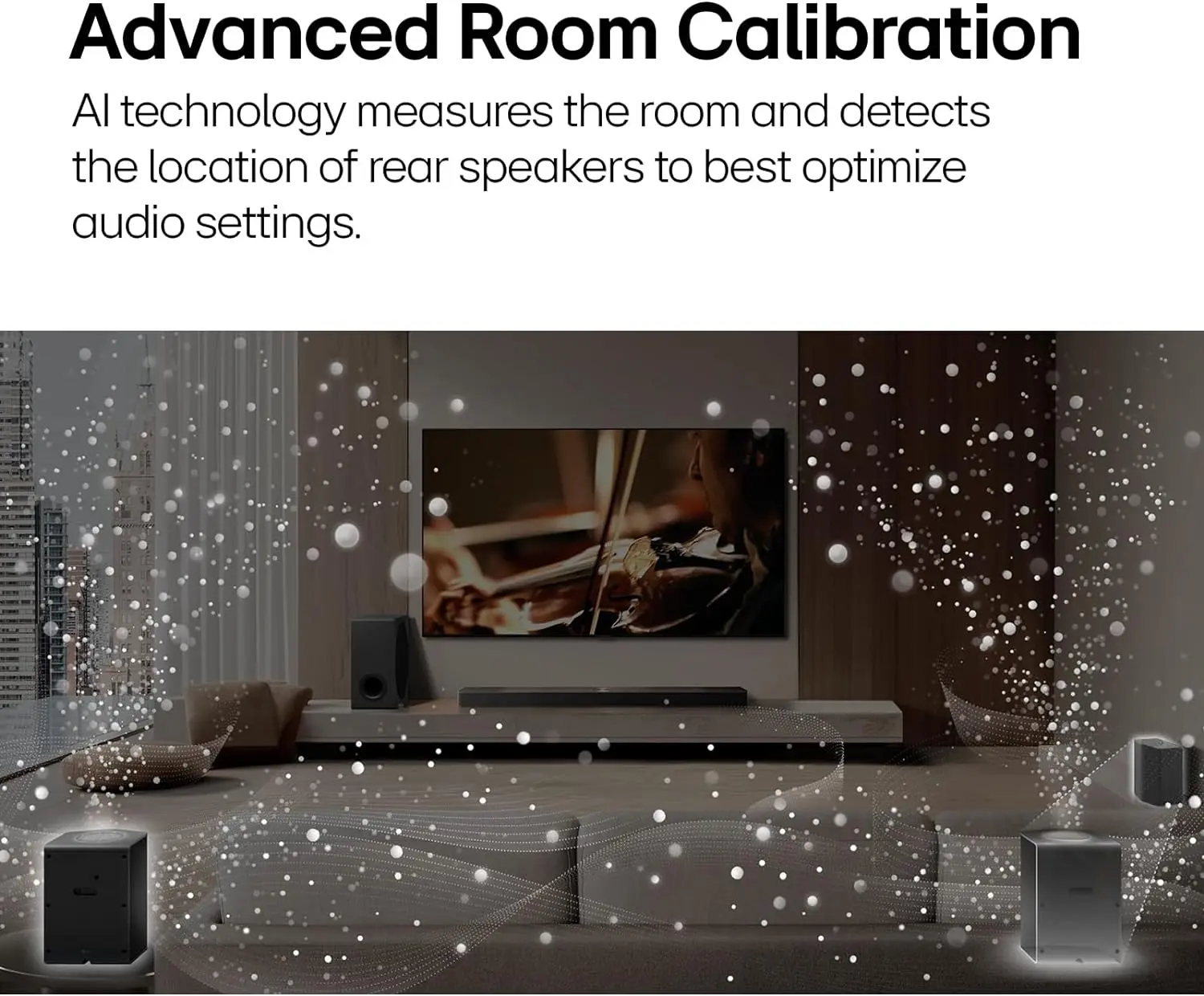 LG S80TR 5.1.3 ch. OLED evo TV Matching Home Theater Soundbar with Rear Surround Speakers and Wireless Subwoofer, Wow Orchestra, Dolby Atmos, WOWCAST Built-in (2024 Model) image 13