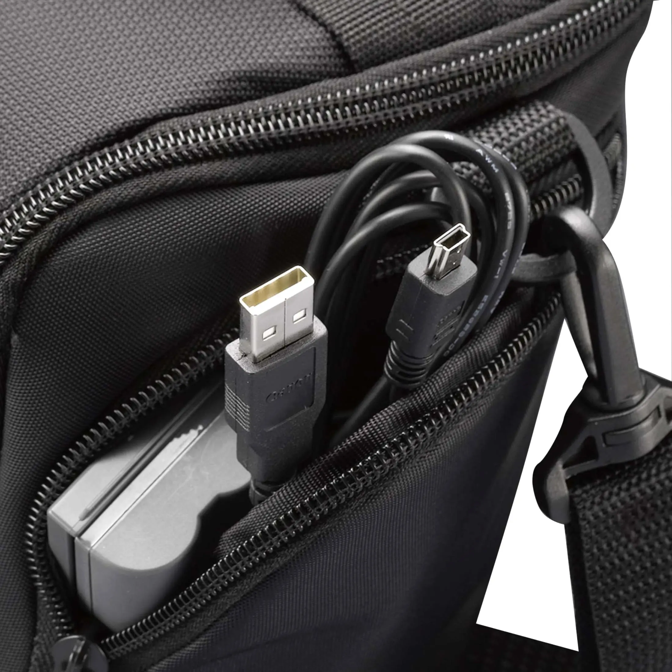 Case Logic Carrying Case (Holster) Camera, Accessories, Battery, Cable, Lens Cap, Memory Card, Cloth - Black image 7
