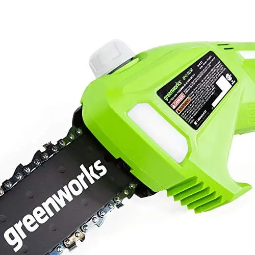 Greenworks 24V 8" Cordless Pole Saw with 2Ah Battery and Charger 1402102 image 4
