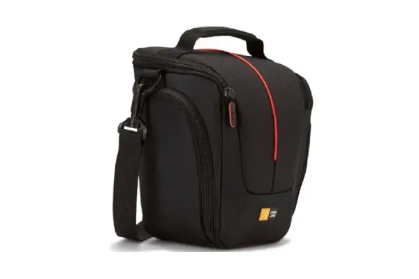 Case Logic Carrying Case (Holster) Camera, Accessories, Battery, Cable, Lens Cap, Memory Card, Cloth - Black image