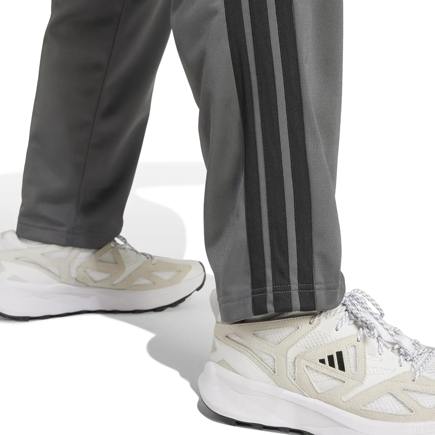 adidas Men's 3-Stripes Tricot Opem Hem Track Pants image 4
