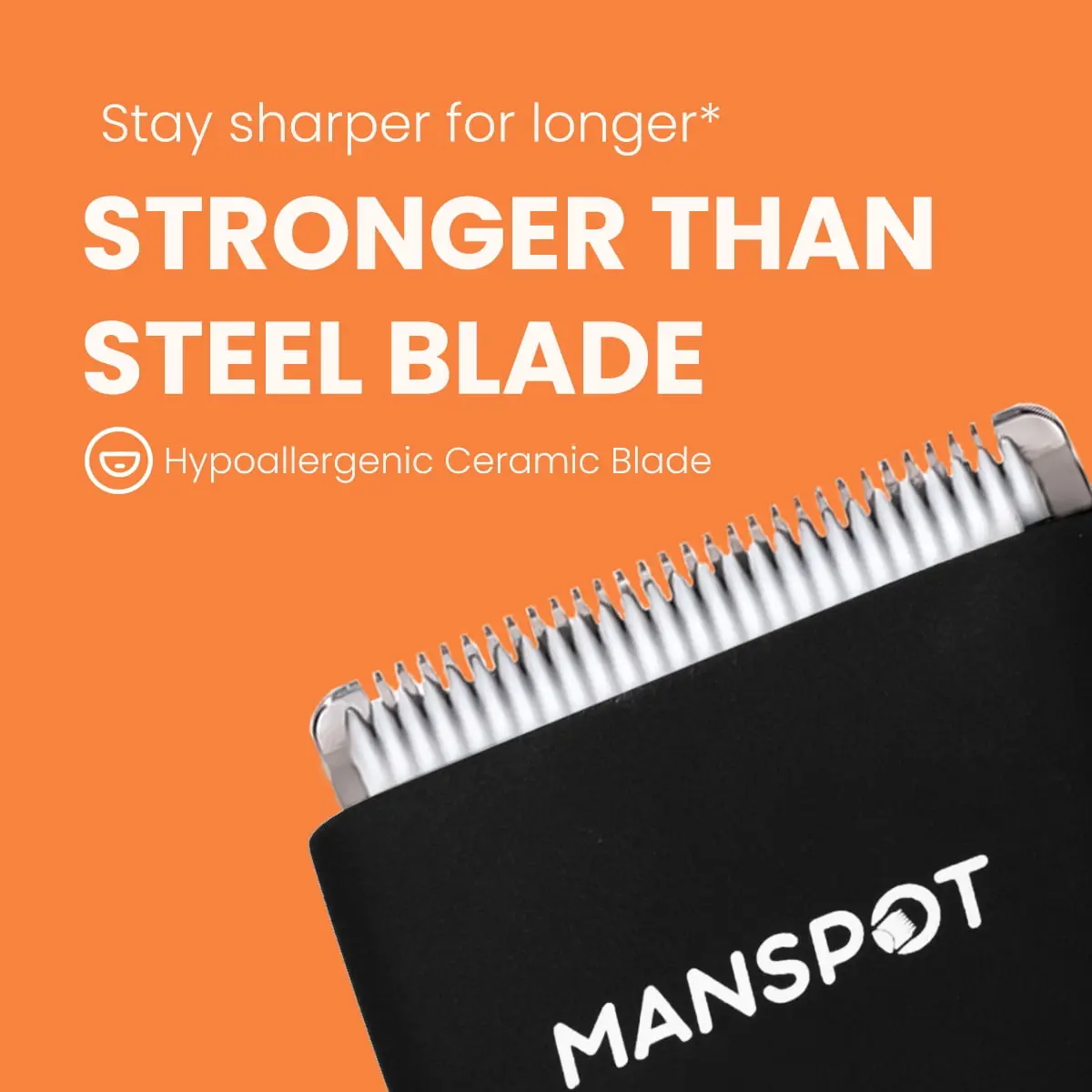 Manscape Body Hair Trimmer for Men , Groin Hair Trimmer Ball Shaver Replaceable Ceramic Blade Heads Waterproof image 5