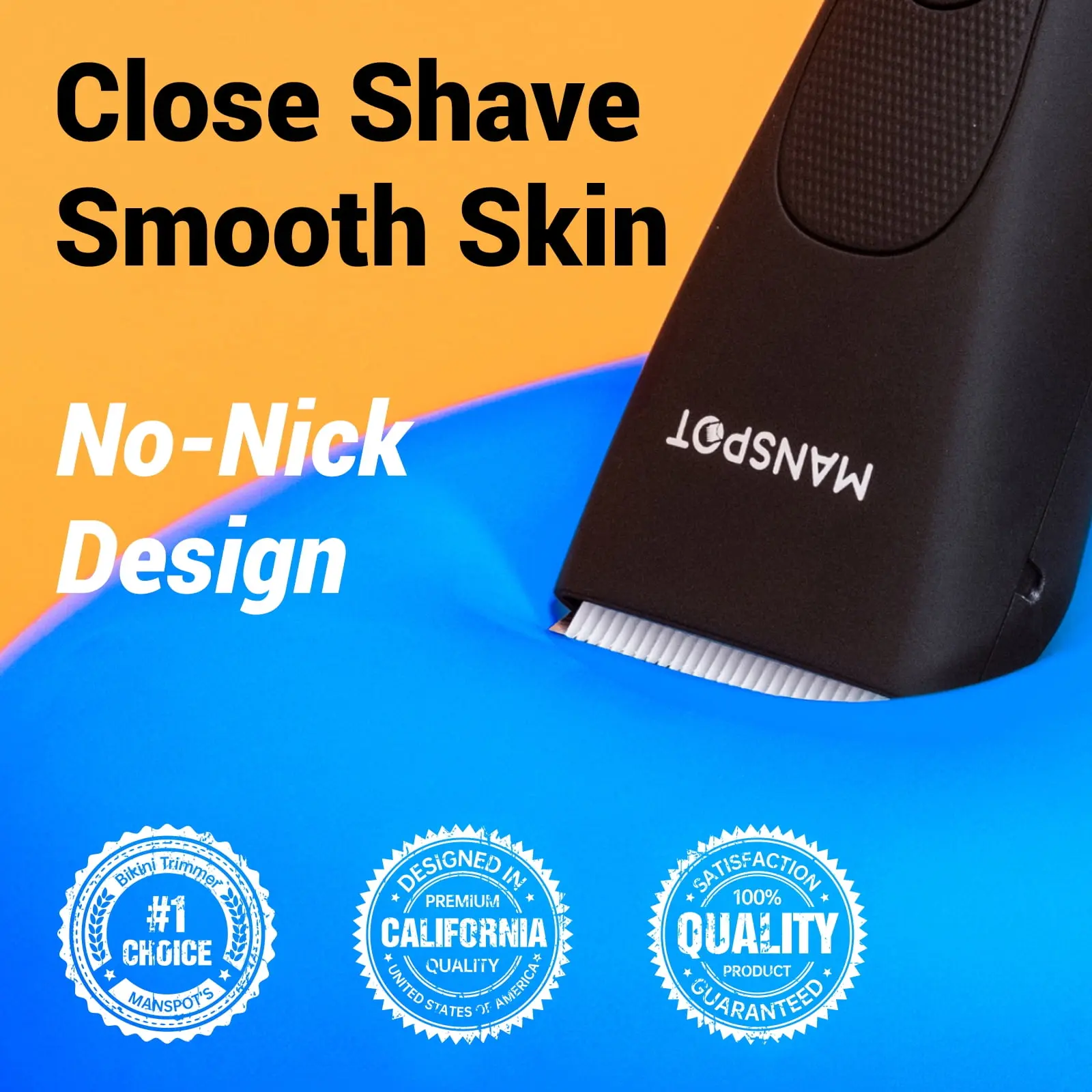 Manscape Body Hair Trimmer for Men , Groin Hair Trimmer Ball Shaver Replaceable Ceramic Blade Heads Waterproof image 9