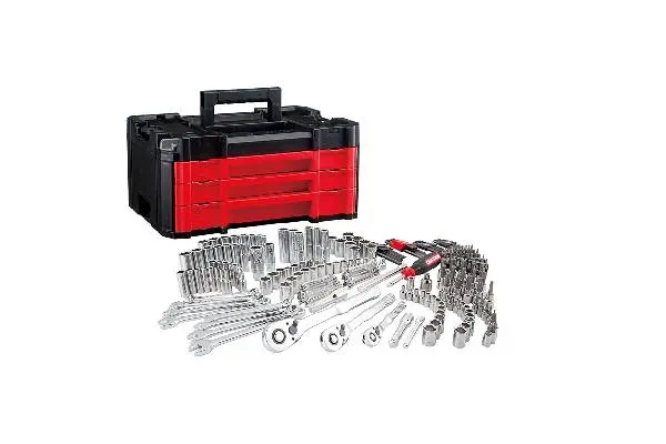 Craftsman 262-Piece Mechanic Tool Set, Master Socket Set with 3-Drawer VERSASTACK Tool Box, SAE/Metric Set (CMMT45309) image