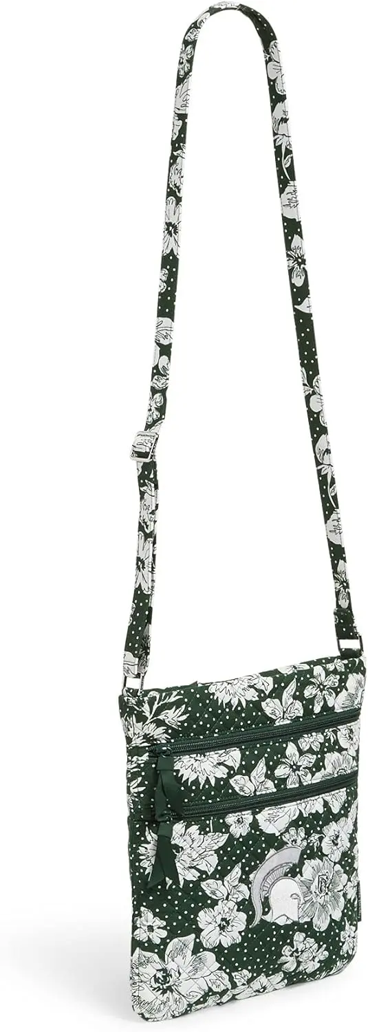 Vera Bradley Cotton Collegiate Triple Zip Hipster Crossbody Purse (Multiple Teams Available) image 4