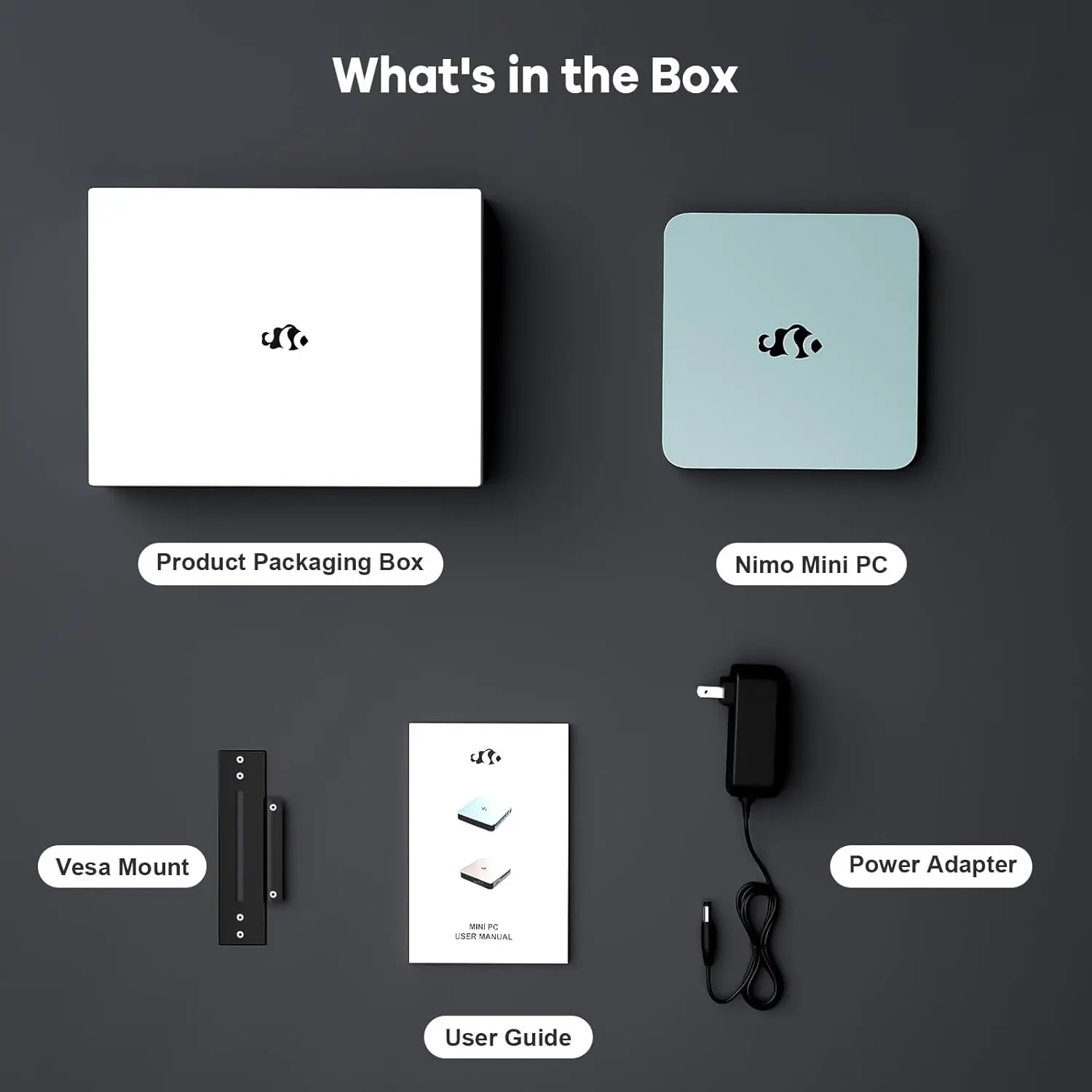 Mini PC Desktop, Desktop PC Pentium 12th Gen N100 (Up to 3.4GHz), 16GB RAM 512GB PCIe SSD 4K Triple Display, USB3.2 Type-C WiFi6 BT5.2, VESA, Compact and Light for Home Office Education image 8