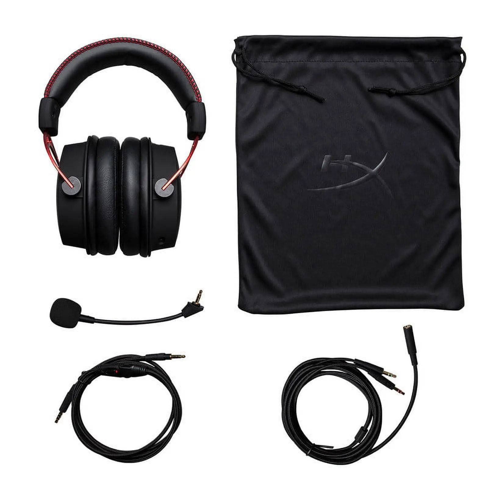 HyperX Cloud Alpha Wired Over-Ear Gaming Headset, Red image 4