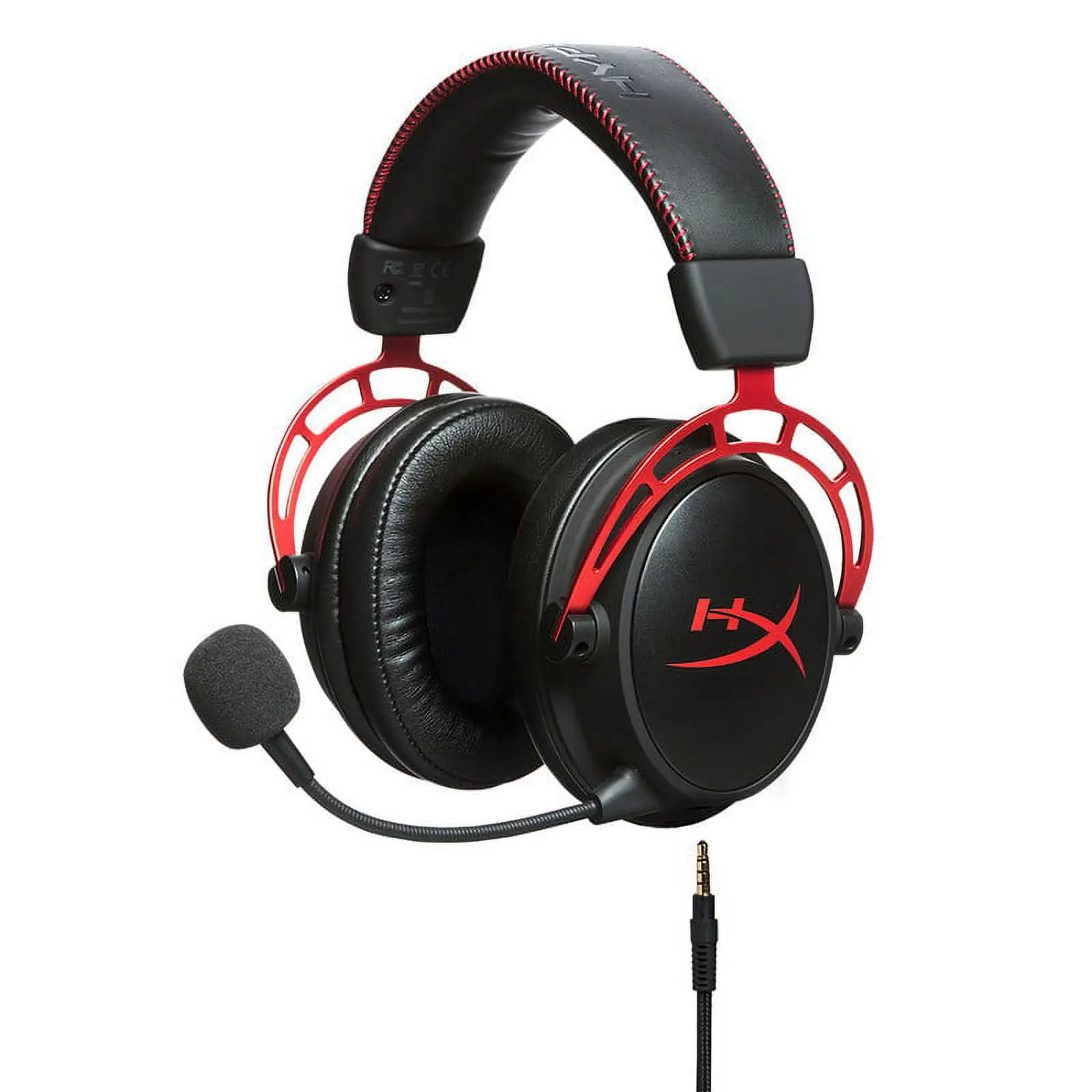 HyperX Cloud Alpha Wired Over-Ear Gaming Headset, Red image 7