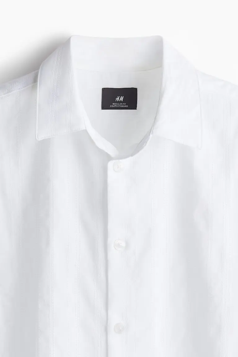 Regular Fit Textured Shirt image 2