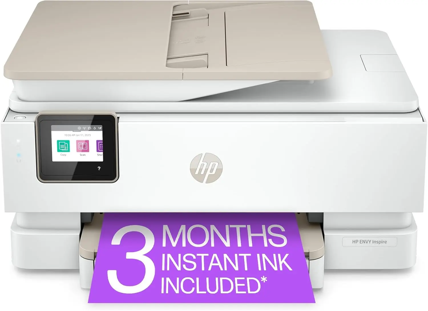 HP ENVY Inspire 7958e Wireless All-in-One Color Inkjet Printer, Print, scan, copy, Duplex printing best-for-home, 3 month Instant Ink trial included (327A7A) image 1