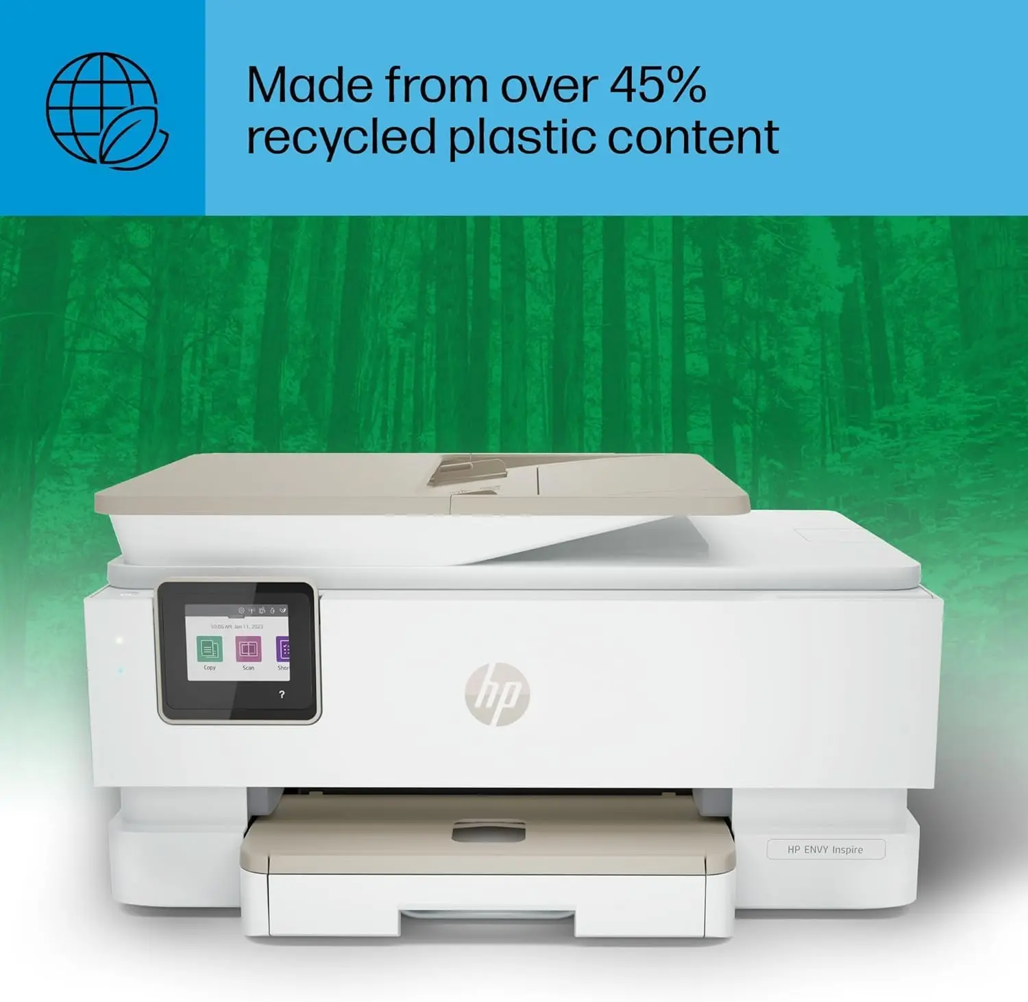 HP ENVY Inspire 7958e Wireless All-in-One Color Inkjet Printer, Print, scan, copy, Duplex printing best-for-home, 3 month Instant Ink trial included (327A7A) image 8