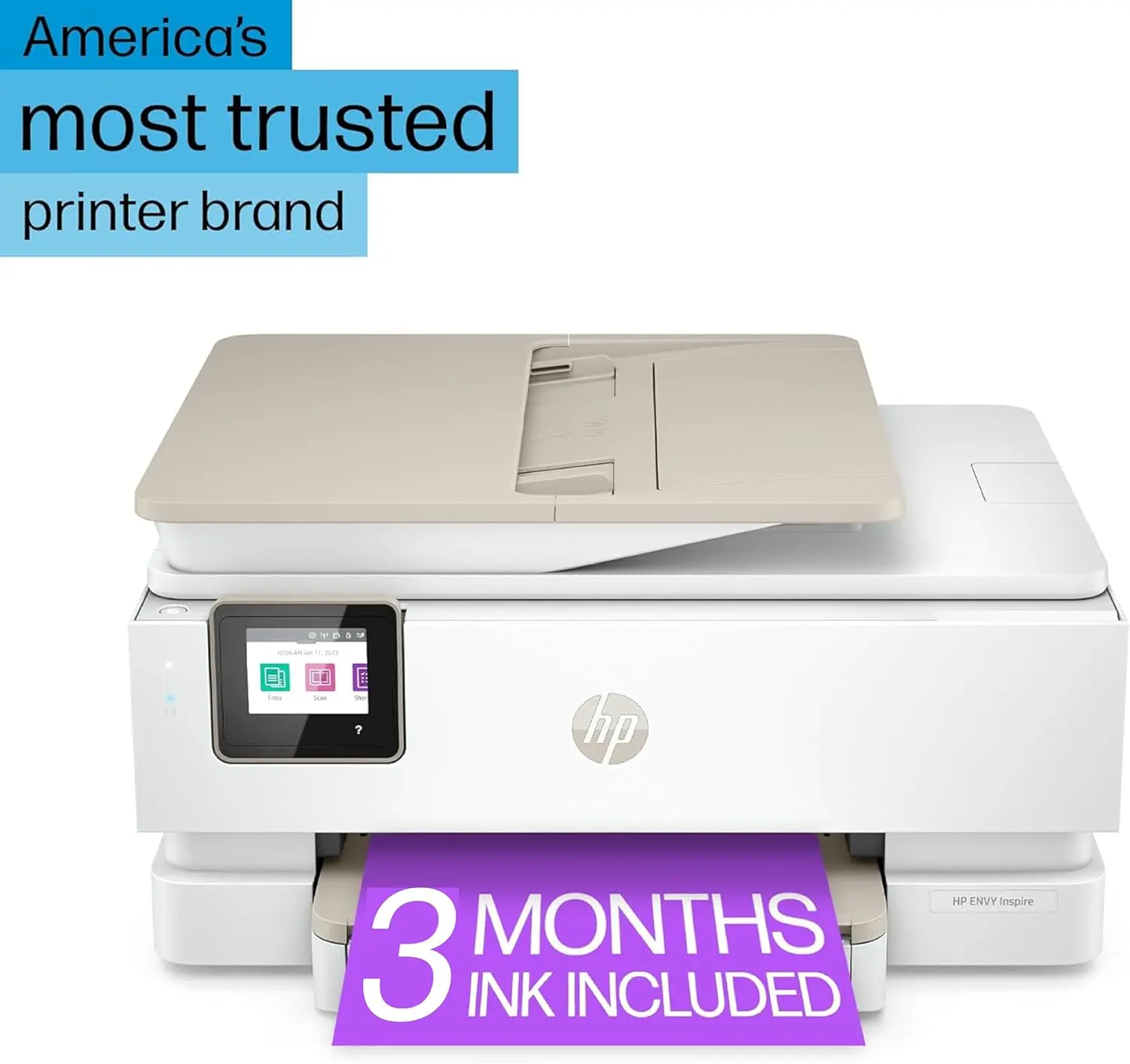 HP ENVY Inspire 7958e Wireless All-in-One Color Inkjet Printer, Print, scan, copy, Duplex printing best-for-home, 3 month Instant Ink trial included (327A7A) image 9