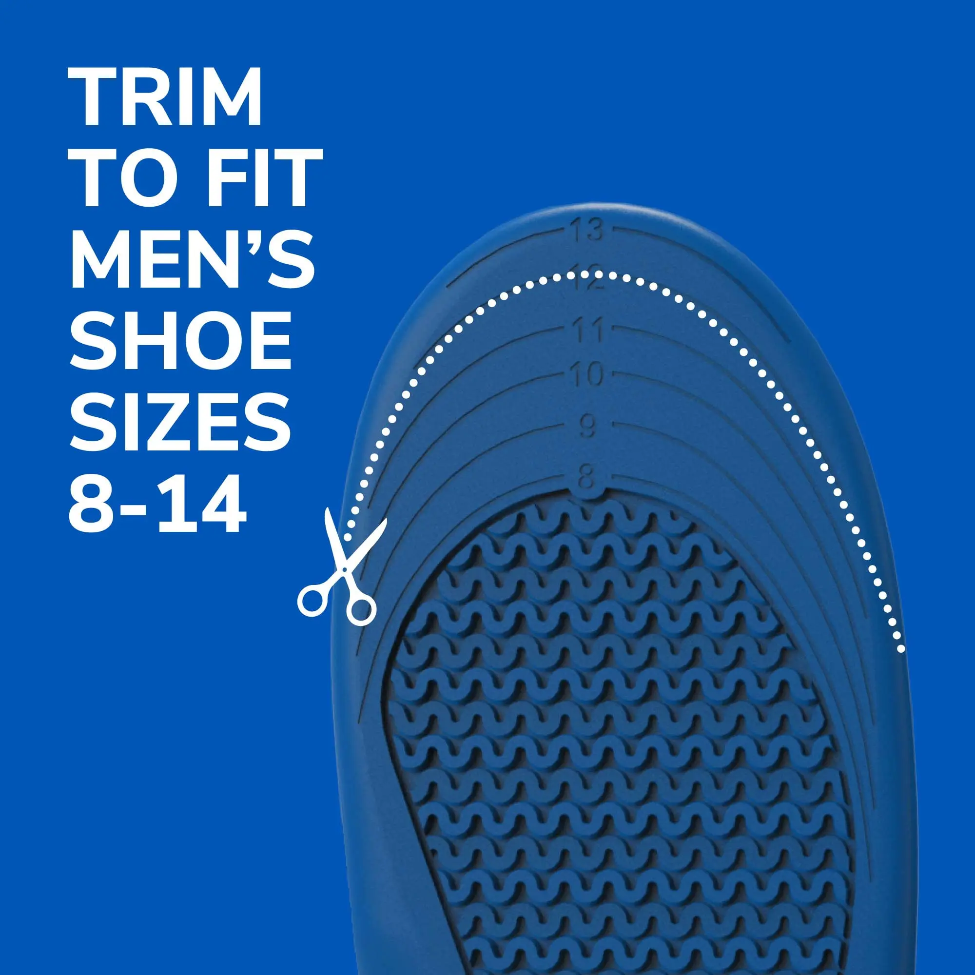 Dr. Scholl's® Extra Comfort All-Day Insoles with Gel, Trim to Fit , Mens Shoe Sizes 8-14, 1 Pair image 3