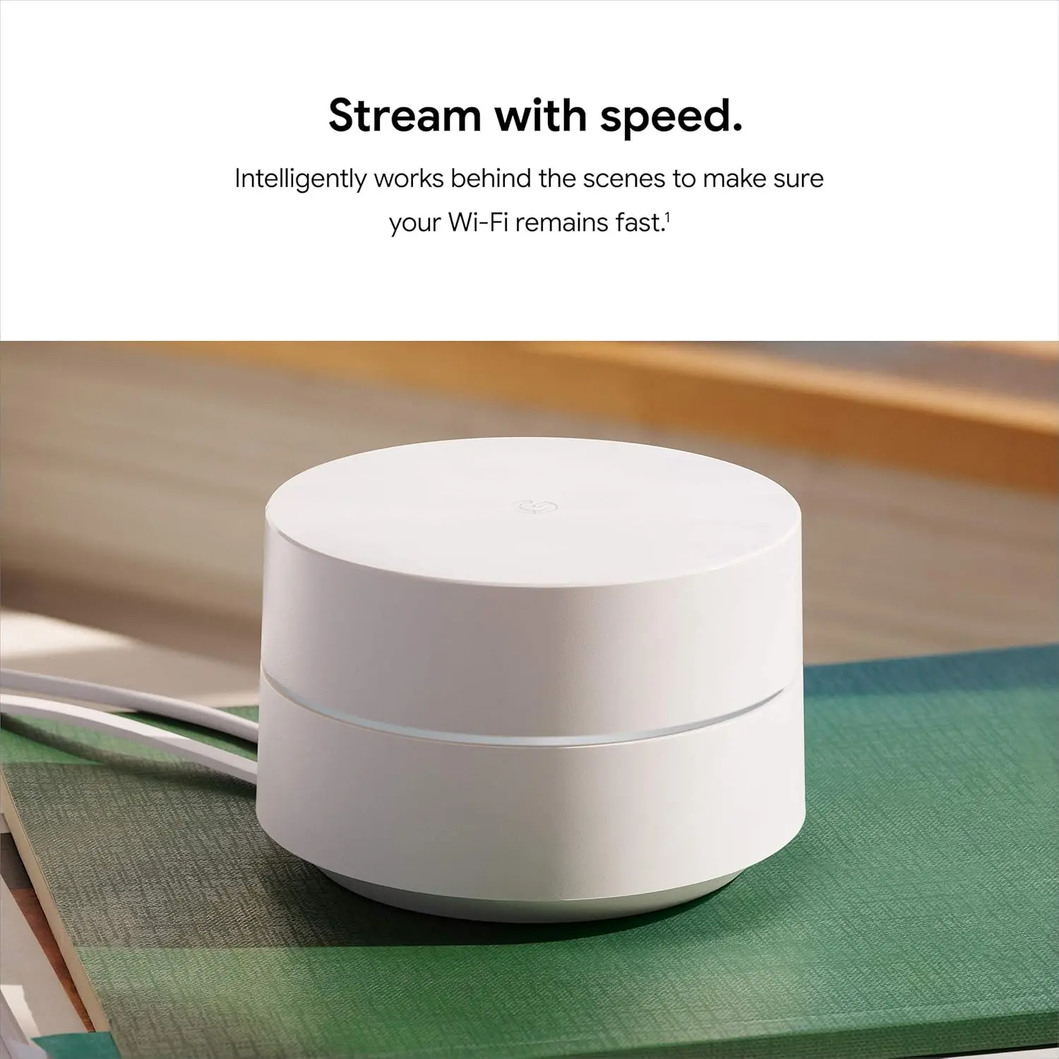 Google Wifi - AC1200 - Mesh WiFi System - Wifi Router - 1500 Sq Ft Coverage - 1 pack image 4