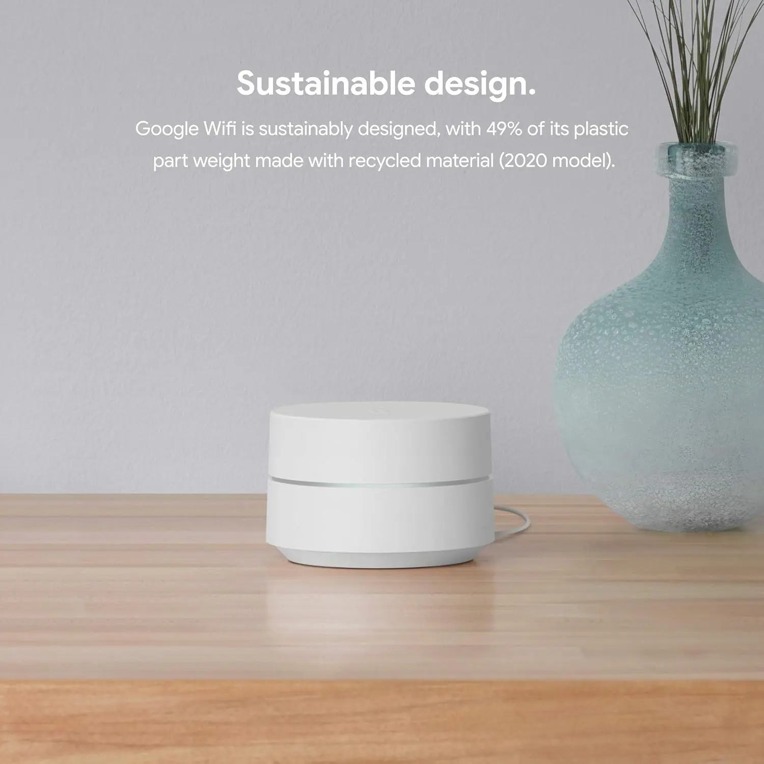 Google Wifi - AC1200 - Mesh WiFi System - Wifi Router - 1500 Sq Ft Coverage - 1 pack image 8