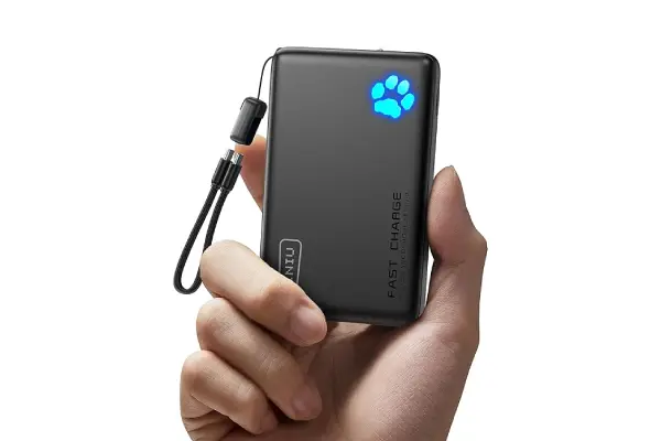 INIU Portable Charger, Lightest 10000mAh 45W PD Power Bank, USB C in&Out Fast Charging Battery Pack, External Phone Powerbank Compatible with iPhone 16 15 14 13 Samsung S22 S21 Google iPad etc image