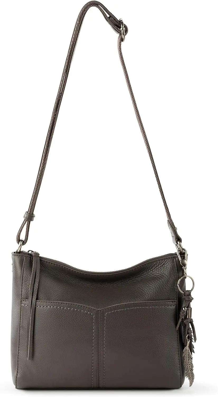 The Sak Alameda Leather Crossbody Purse - Leather Women's Handbag for Everyday & Travel - Cross Body Bag With Zipper image 5