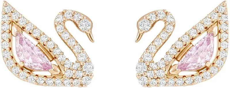 SWAROVSKI Dazzling Swan Jewelry Collection, Blue Crystals, Pink Crystals, Clear Crystals image 3