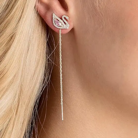 SWAROVSKI Dazzling Swan Jewelry Collection, Blue Crystals, Pink Crystals, Clear Crystals image 4