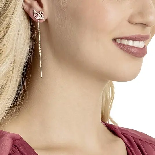 SWAROVSKI Dazzling Swan Jewelry Collection, Blue Crystals, Pink Crystals, Clear Crystals image 6